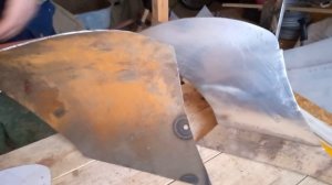 изготовление отвала плуга из газового баллона