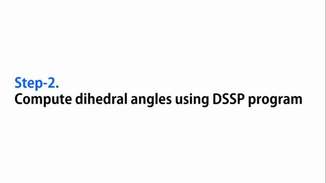 Computing dihedral torsion angles from PDB files using DSSP смотреть онлайн