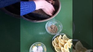 Донская селедка на мангале