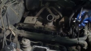 NISSAN TERRANO 1993г двс TD27T замена сальников клапанов