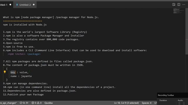 #3.Know all about NPM (NODE PACKAGE MANAGER),CLI(COMMAND LINE INTERFACE)& Importance of Package.jso смотреть онлайн