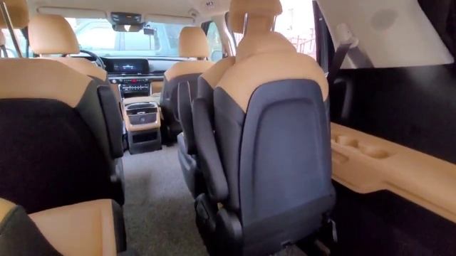 Обзор трансформации салона Kia Carnival 4 2021 года из Кореи 9 мест смотреть онлайн