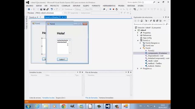 video 4 - Curso C# Windows Forms 2012 -Label, textbox y button смотреть онлайн