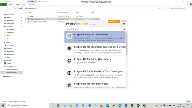 how to download and install eclipse IDE in windows 10 for ||java developers||.. смотреть онлайн