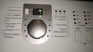 Мелодия окончания стирки на стиральной машине Samsung WF60F1R1W2W