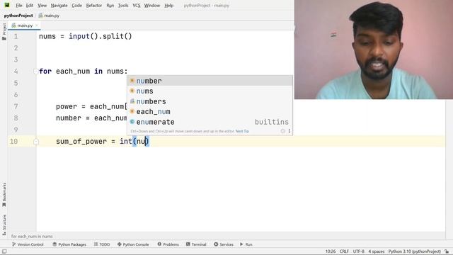 #15 Python IDP Preparation Series Level 1 | Set 1 | Sum of Powers explained by shiva prasad m смотреть онлайн