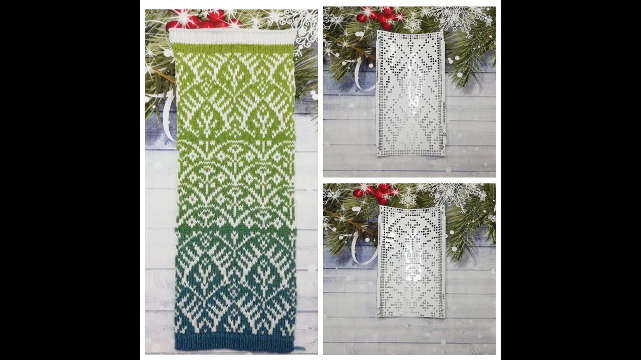 Перфокарта, как я ее делаю. Машинное вязание. смотреть онлайн