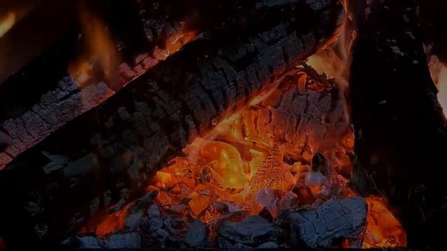 Crackling Fire. Fireplace. Meditation. Потрескивание огня. Камин. Звук горящих поленьев. Медитация. смотреть онлайн