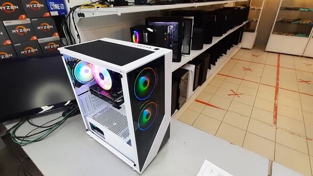 56800₽_ ПК _ Formula 7713 + I3 10105F + 16Gb + GTX 1650 4Gb GDDR6 + Ssd 240Gb + 700W Aerocool Cylon