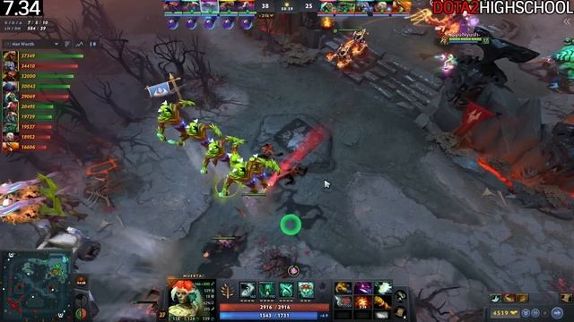 MIRACLE [Muerta] Power Level 30 Muerta Comeback Hard game Dota 2 смотреть онлайн