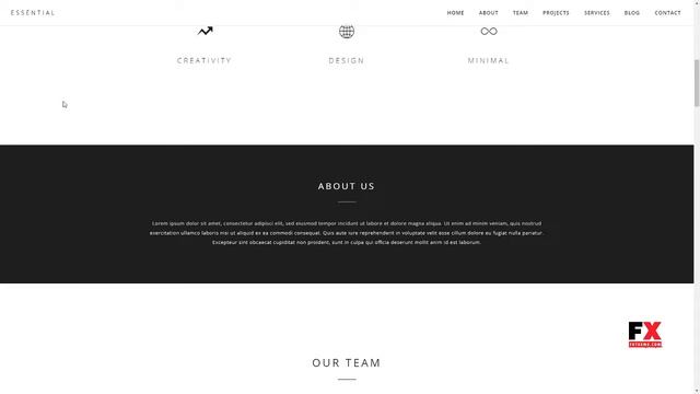 Essential - Responsive Minimal One Page WordPress Theme Benson смотреть онлайн