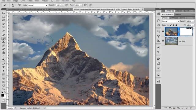 Photoshop layer mask смотреть онлайн