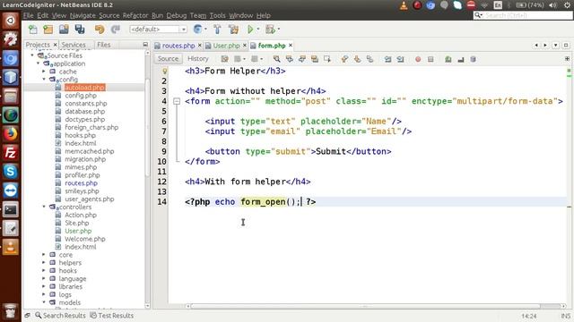 Learn CodeIgniter (v3.1.10) Framework Beginners Tutorial #16 - About Form Helper | GET & POST metho смотреть онлайн