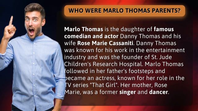 Who were Marlo Thomas parents? смотреть онлайн