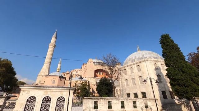 Азан из мечети Айя-София в Стамбуле смотреть онлайн