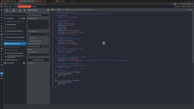 Canvas - Single Listing Share Options CSS Packages (Light and Dark Modes) смотреть онлайн
