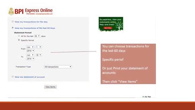 BPI Online - How to download your transactions смотреть онлайн