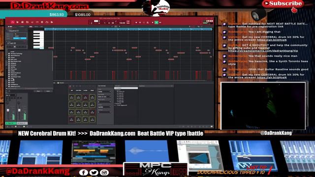 Making Simple Melodies for Beats - MPC Cook Up - Twitch LIVE STREAM 3/6/23 смотреть онлайн