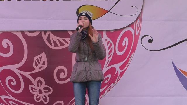 Полина Романова - Ангел-хранитель мой @ у Большого Новодевичьего пруда 19.04.2015 смотреть онлайн