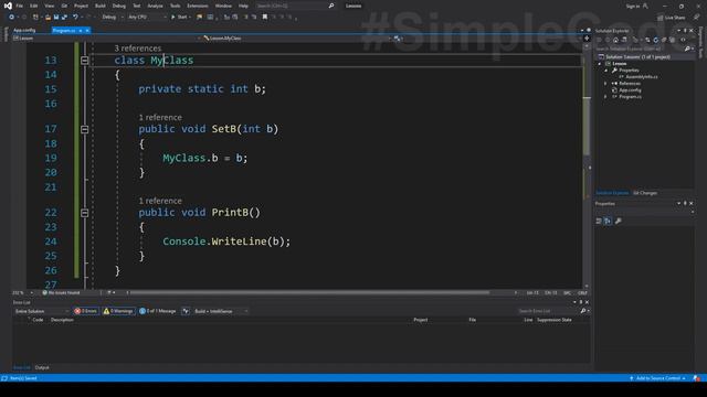 №82. C#. Ключевое слово static. Статические поля класса смотреть онлайн