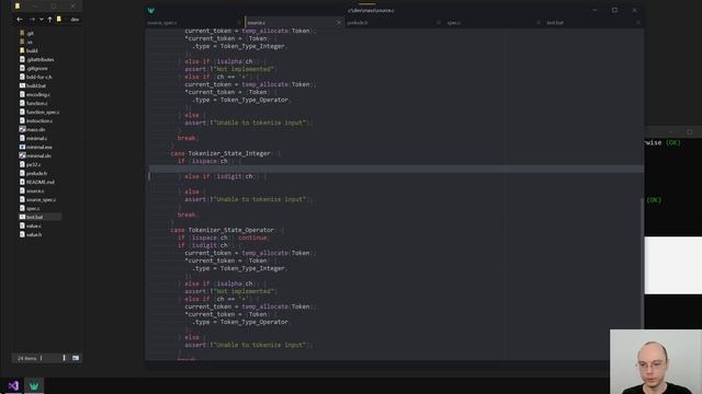 Basic Tokenizer - Compiler Programming Ep68 смотреть онлайн