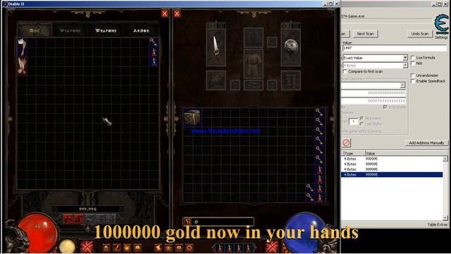 Median XL - Diablo 2 Build a Godlike Char using Cheat Engine Pt1 смотреть онлайн