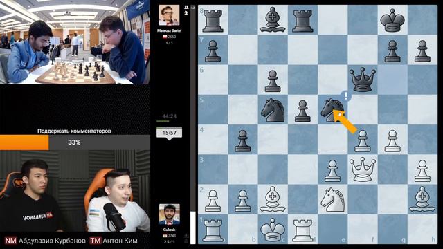 АБДУСАТТОРОВ ⚔️ ПРАГНАНАНДХА | Супертурнир в Чехии 2024 | Тур 6 | Prague Chess Festival 2024 смотреть онлайн