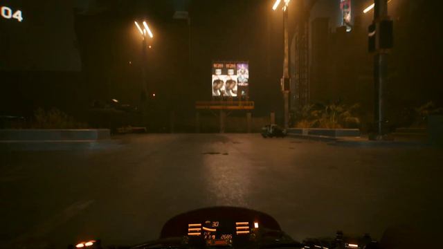 Cyberpunk 2077 Riding a motorcycle (Jackie's Arch) around Night City смотреть онлайн