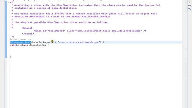 SPRING FRAMEWORK @SCOPE SINGLETON ECLIPSE DEMO смотреть онлайн