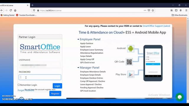 How to generate license key for SmartOffice software | Smart office attendance смотреть онлайн