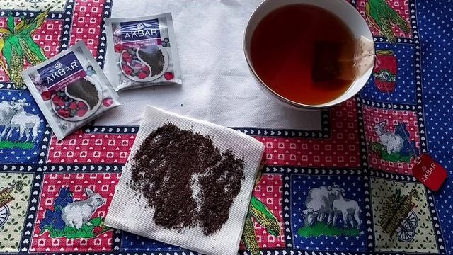 Чай Akbar с черникой и малиной. смотреть онлайн