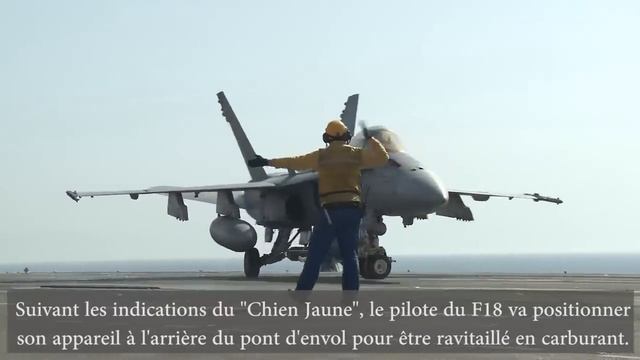 Qualification de pilotes américains de F18 sur le Charles de Gaulle смотреть онлайн