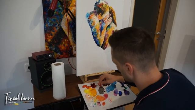 How to paint Leonid Afremov painting lessons LOVE by Laki Béla. Like Afremov painting tutorial!FULL смотреть онлайн
