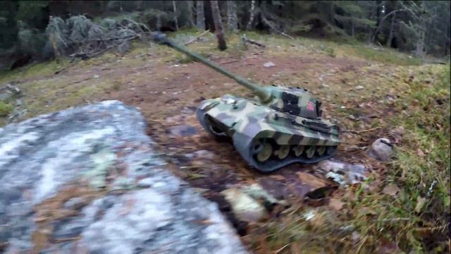 1/16 RC King Tiger Tank Heng Long смотреть онлайн