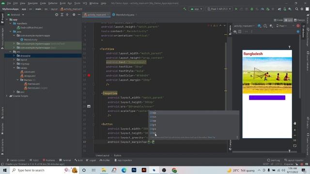 android studio tutorial button design or Imageview Coder Host BD смотреть онлайн
