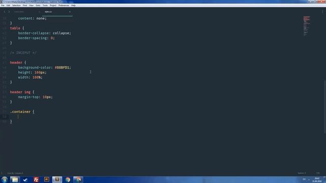 #10 Tutorial HTML & CSS [ROMANA] - Cream container-ul site-ului смотреть онлайн