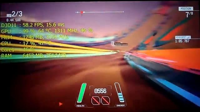 Redout - GTX 750 Ti 2GB - i7 920 - Maxed Out 1080p Test смотреть онлайн