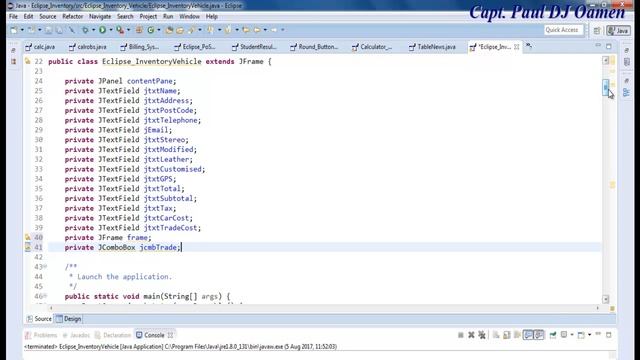 How to Create Inventory Management System for Vehicle in Java Eclipse - Tutorial 1 of 3 смотреть онлайн