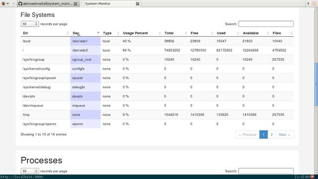 System Monitor: multi-platform in C with web interface смотреть онлайн