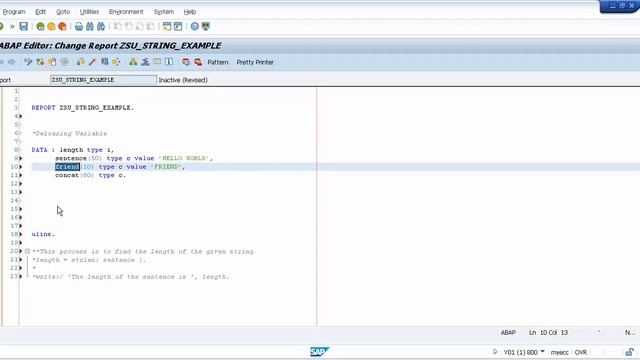How to Combine to String in SAP ABAP CONCATENATE - Intact Abode смотреть онлайн