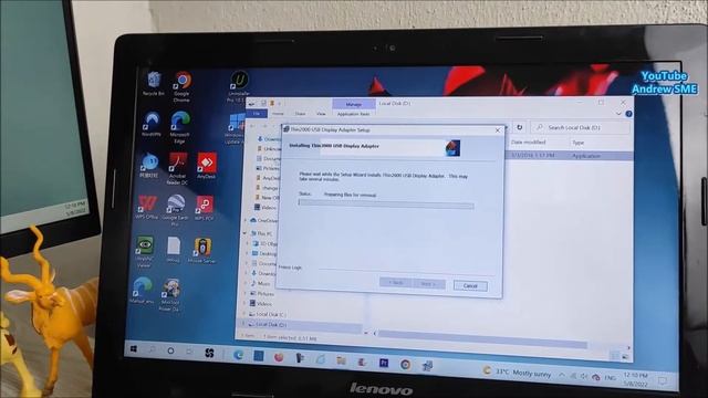 Install No Driver USB To VGA Display Adapter Setup Extend Dual Triple Monitor 1920 x 1080 resolutio смотреть онлайн