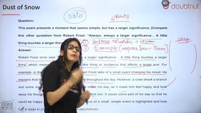 Dust Of Snow | Class 10 NCERT English | 8 PM Class By Rubena Ma'am | L1 English Medium