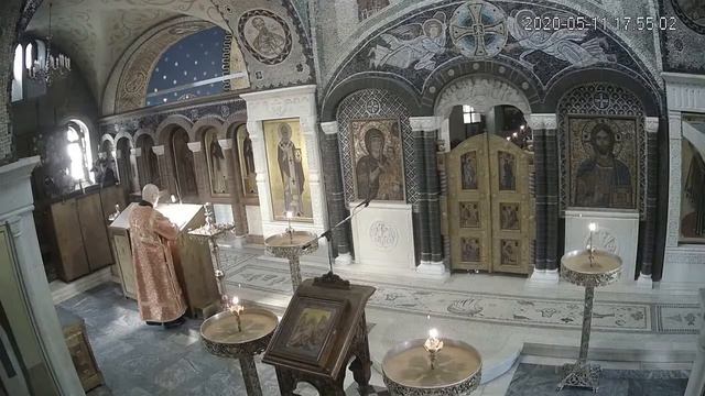 11.05.2020 Прямая трансляция. Вечерня, утреня и молебен
