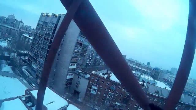 Поднялись на кран высота 40 метров! [Перазалив] смотреть онлайн