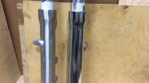 Honda Steed: полировка перьев вилки ч.1