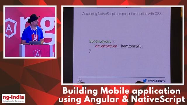 Building Mobile Application using Angular and NativeScript - Dariusz Kalbarczyk | ng-India 2019 смотреть онлайн