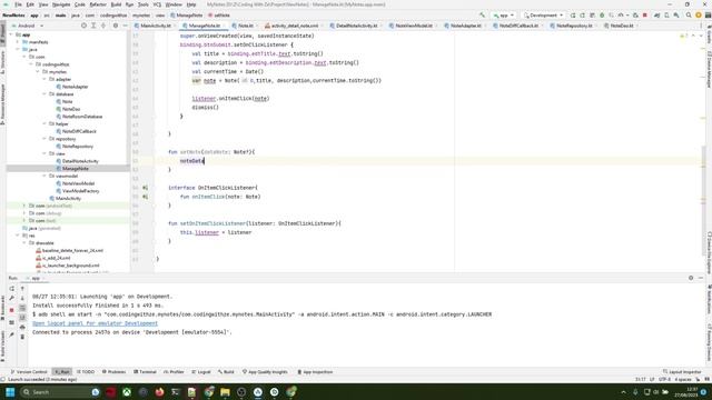 CRUD Menggunakan Room dan Kotlin - NoteApp - Part 8 : Update & Delete смотреть онлайн