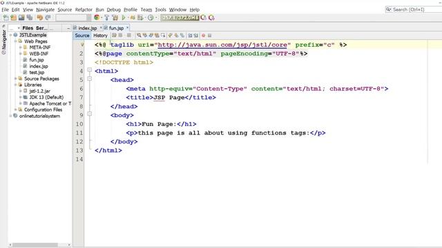 JSTL functions tags | Servlet & JSP #43 смотреть онлайн
