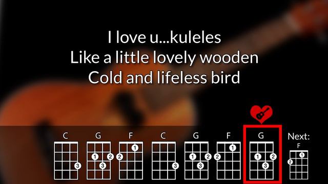 I Love U...kuleles Ukulele Video Play Along смотреть онлайн