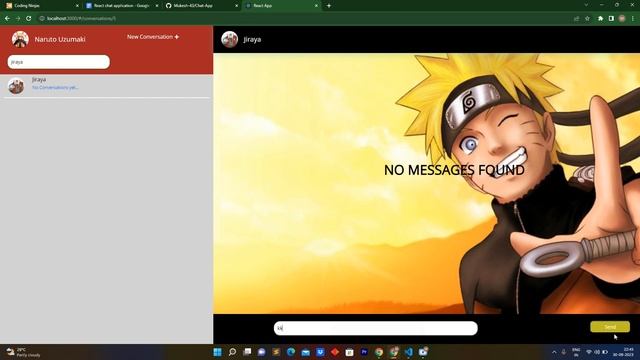 Chat App using React JS (Coding Ninjas Project) смотреть онлайн